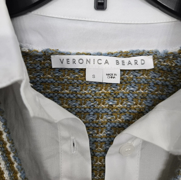 Veronica Beard Serwa Mixed Media Vest Top - Picture 10 of 12